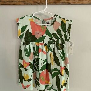 Tea Collection Tropical Floral Empire Baby Dress